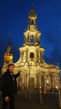 Dresden 2017, Chorleiter trifft Kathedrale...